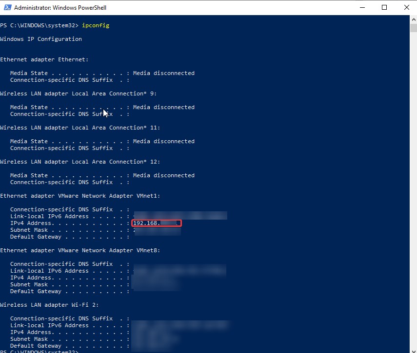 admin winodws power shell
