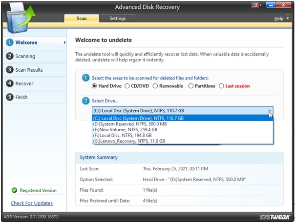 Advanced Disk Recovery