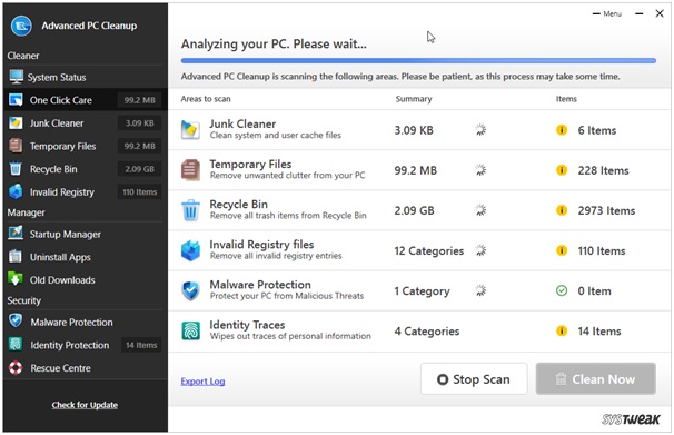 analyzing you pc please wait