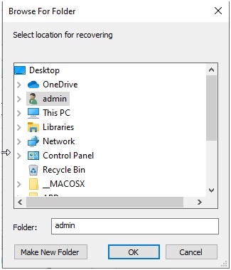 browse folder in office