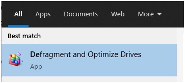 Defragment and Optimize Drive