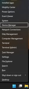 device manager