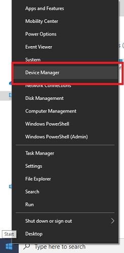 device manager