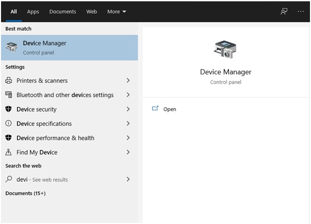 device manager