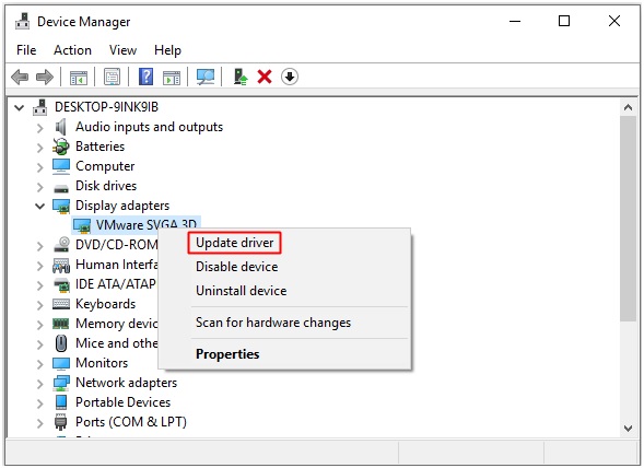 device manager