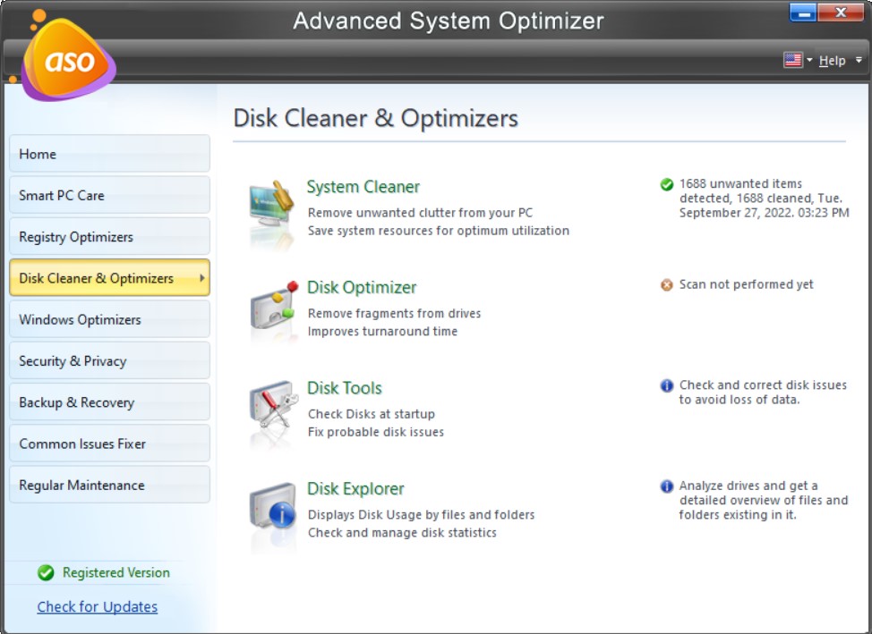 disk cleaner and optimizer