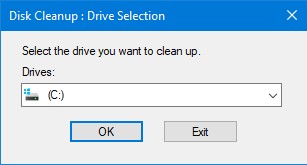 Select the drive