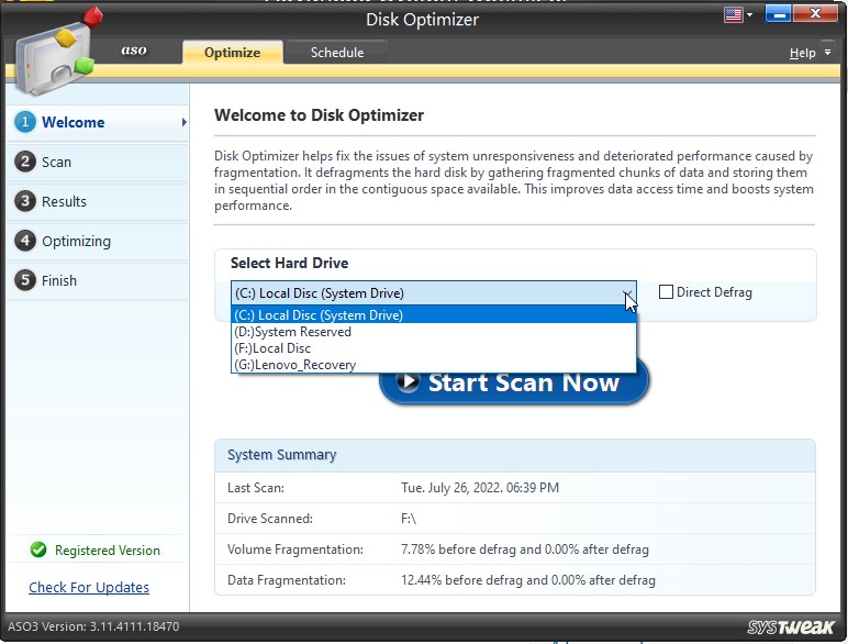 disk optimizer