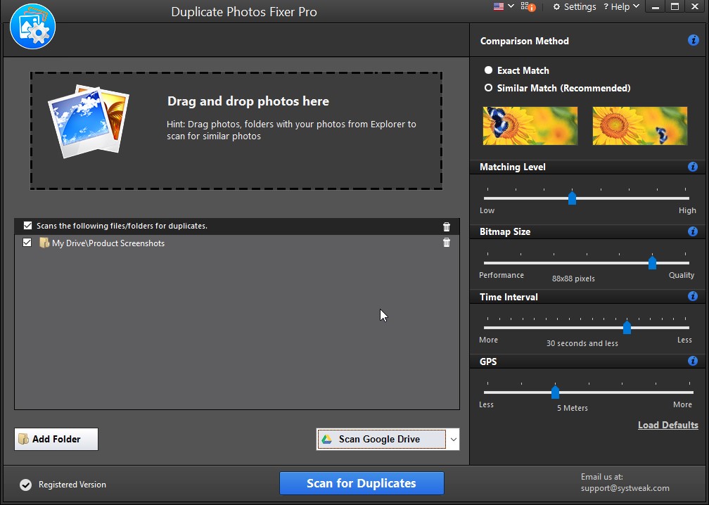 Drag and Drop Photos here