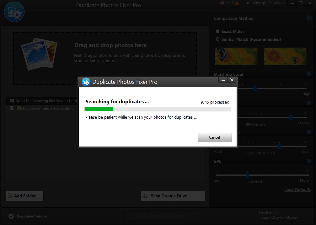 searching for duplicates
