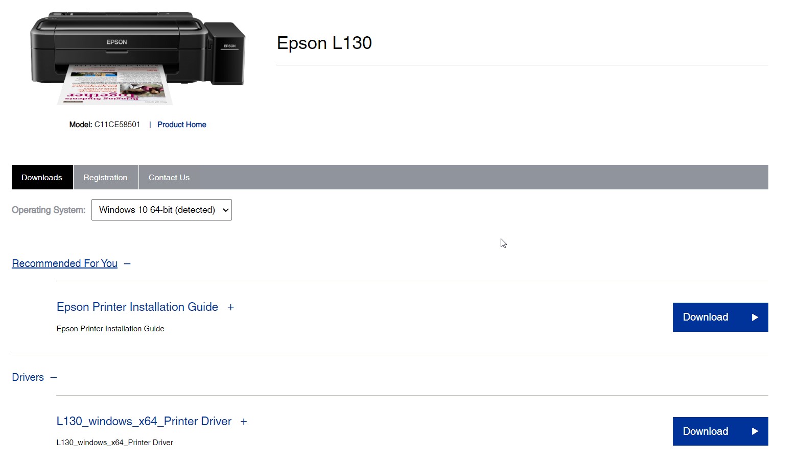 Epson L130 driver 