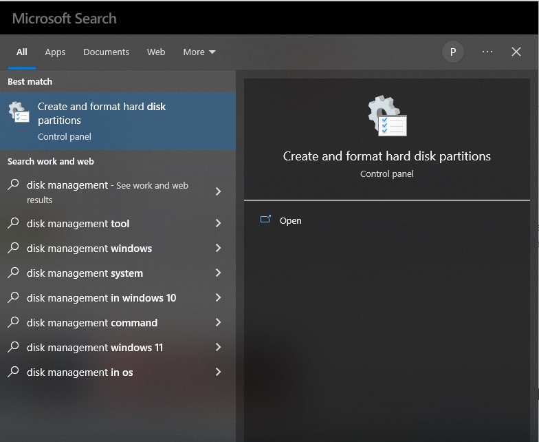 hard disk partitation