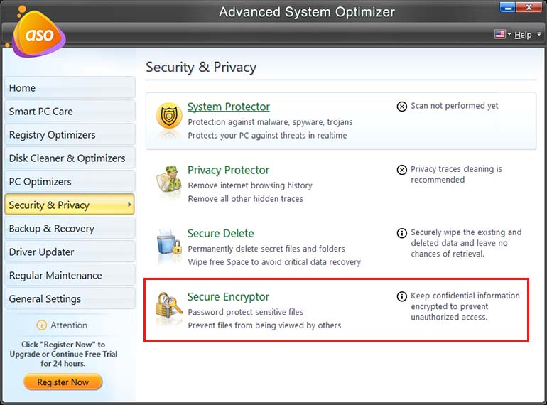 Click Security & Privacy from the left pane > click