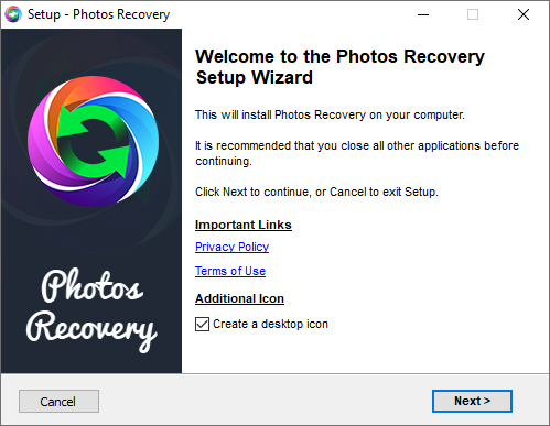 Next follow on-screen instructions to start the installation.