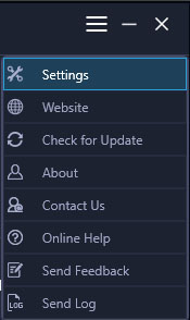 Helps to configuring general & filter options. 