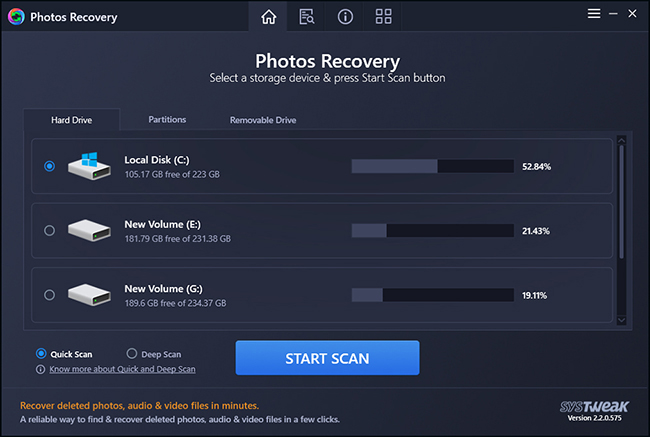 clicking on it takes you to the Home screen.