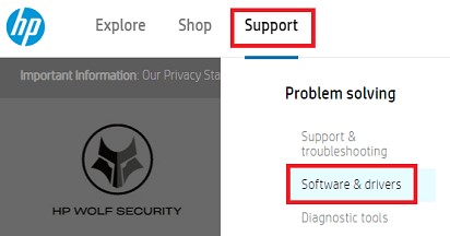 hp support