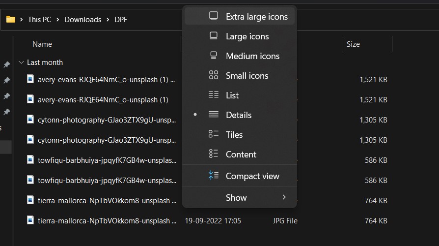 large duplicate images