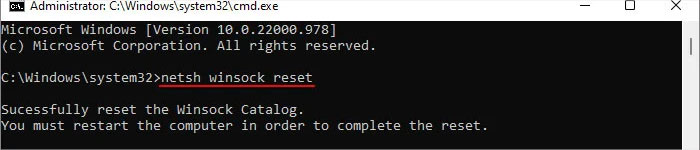 netsh-winsock-reset