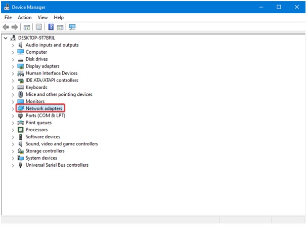 Network adapter section
