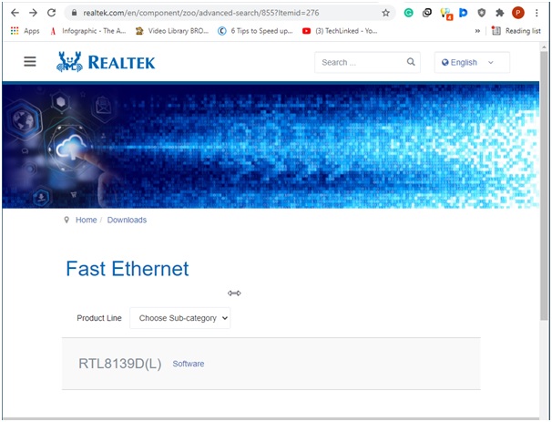 realtek fast ethernet