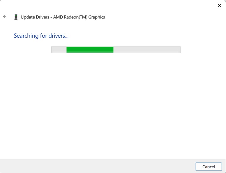 search driver automatically