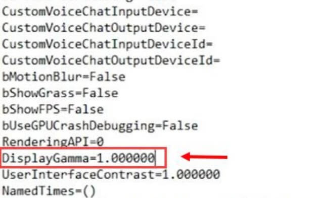 search for Display Gamma