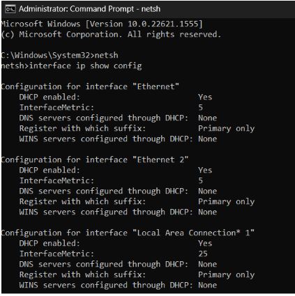 see configuration of all your connections available on your PC