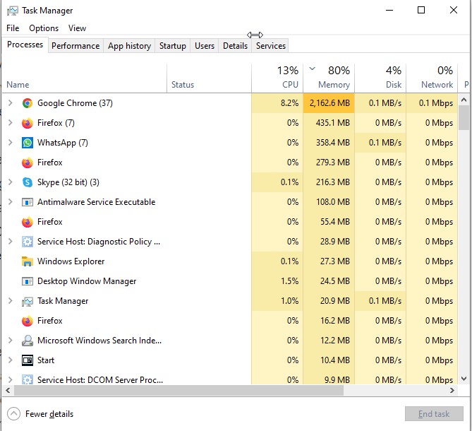 open Task Manager