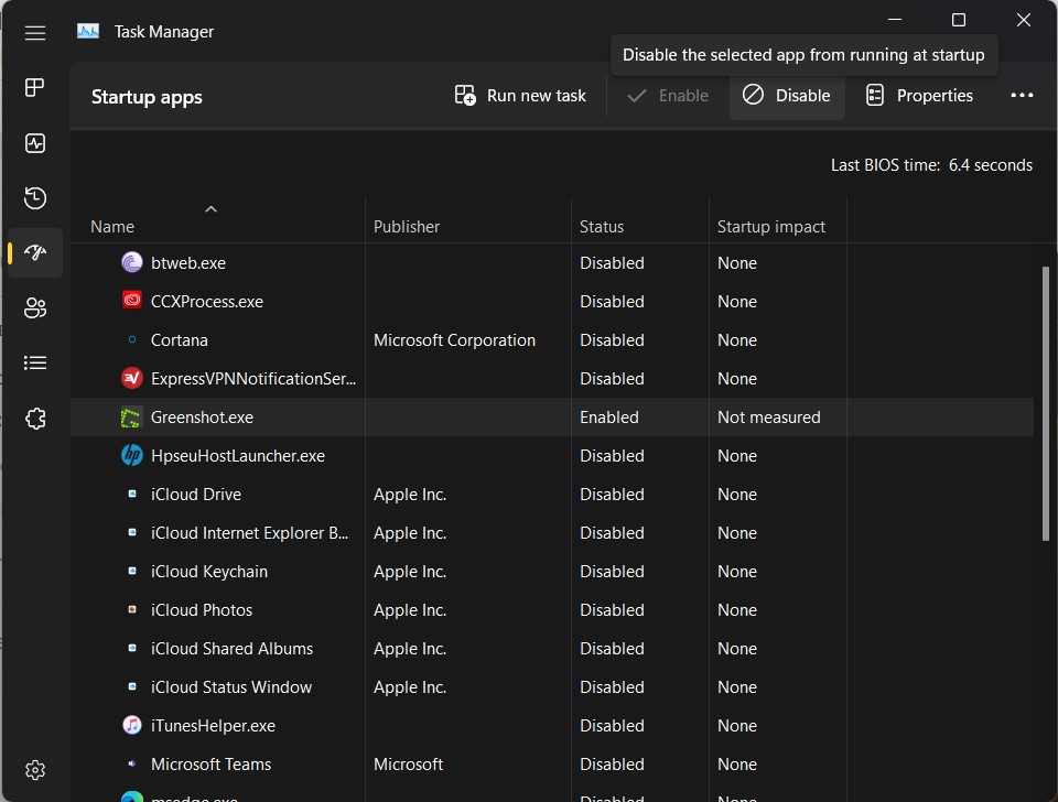 Task Manager process