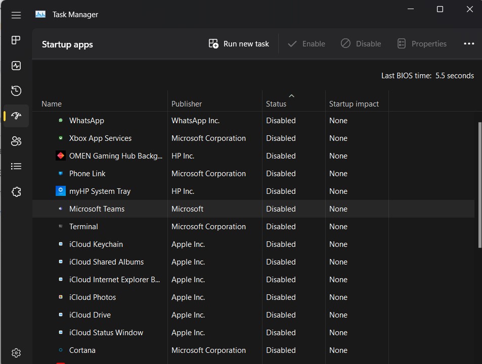 task manager process