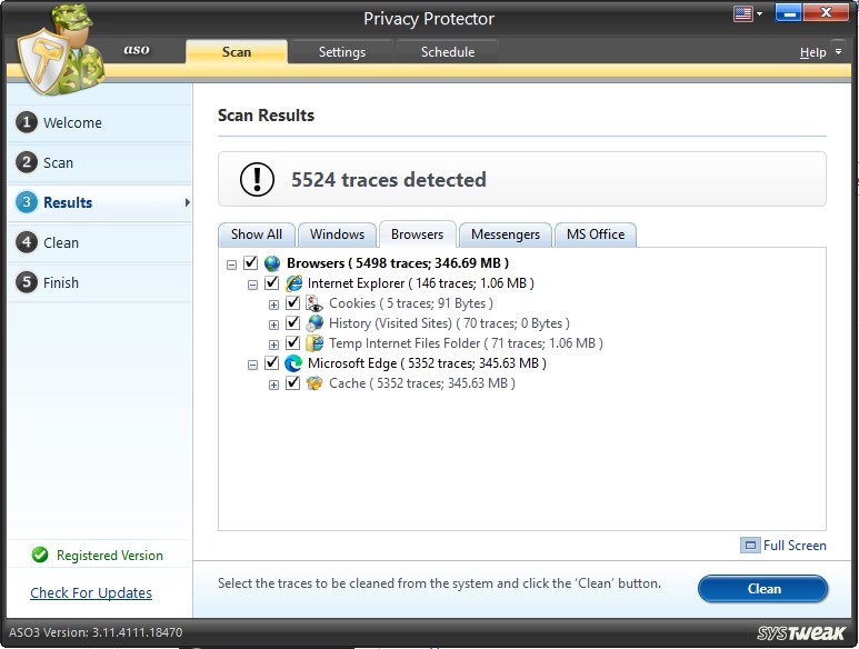 traces deleted files