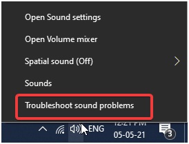 Troubleshoot sound problems