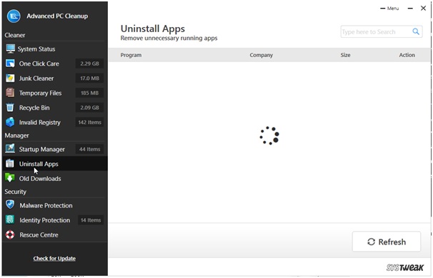 uninstall apps in processing