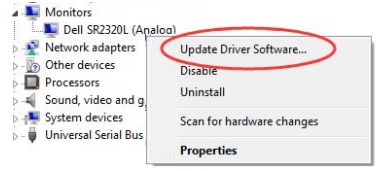 update driver software