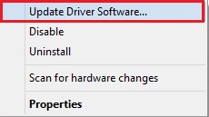 Update driver