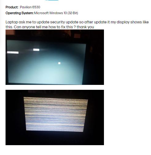 user black white box problem screenshot