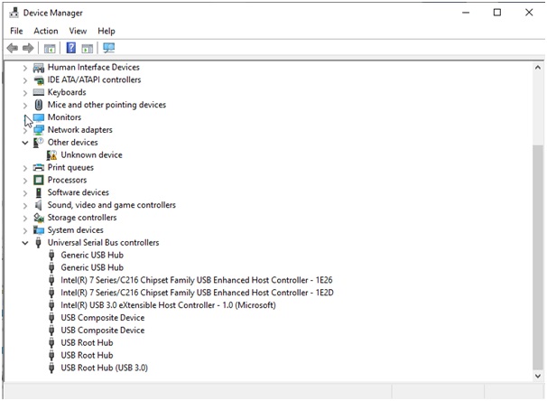 windows device manager