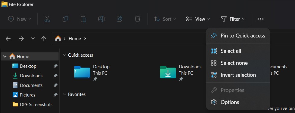 windows fileexplorer