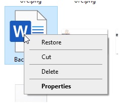 word properties