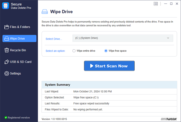 latest antivirus - scanning for infections