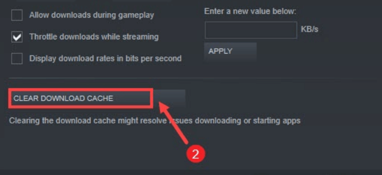 Clear Download Cache
