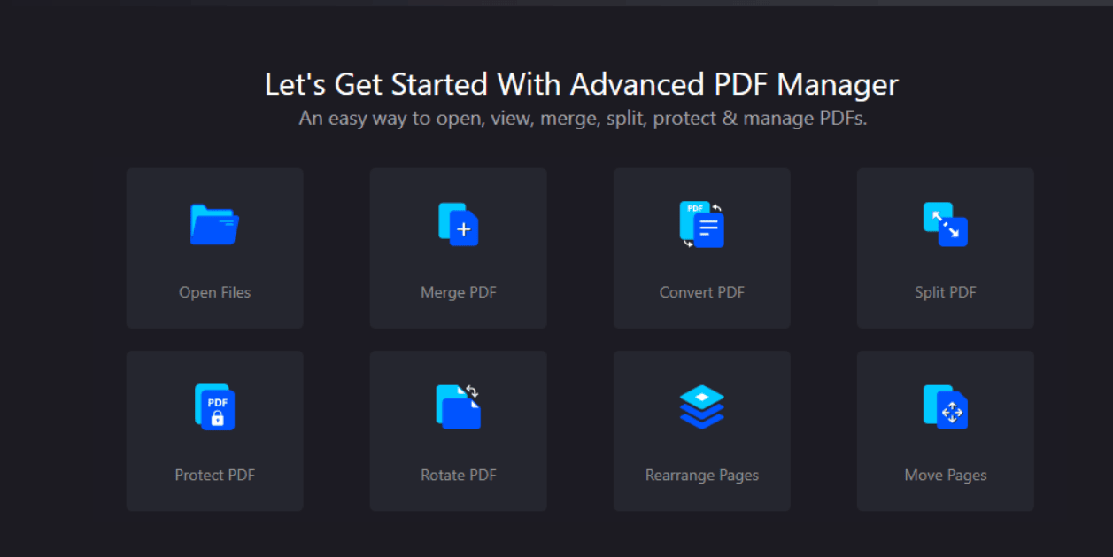 advanced pdf manager