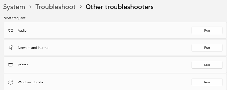 Audio Troubleshooter