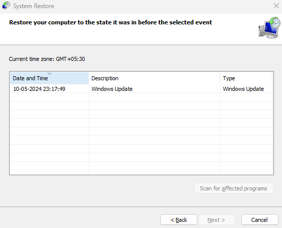 file system error "-1073740791"