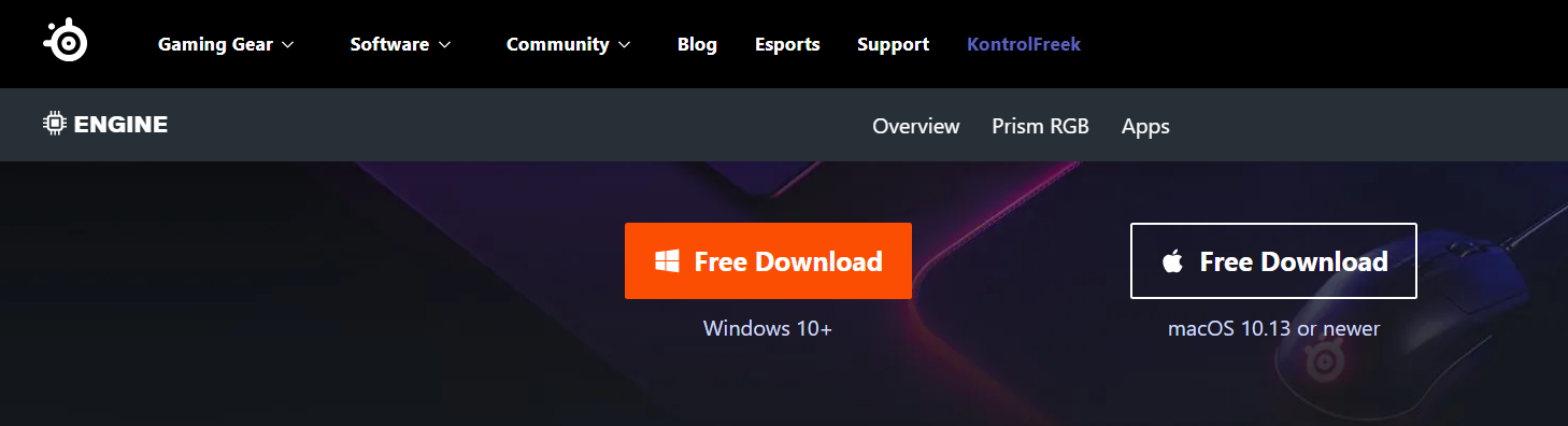 Choose OS - SteelSeries Gear official website