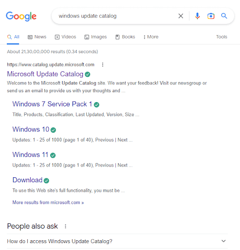 click on first search result