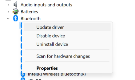 click on update drivers