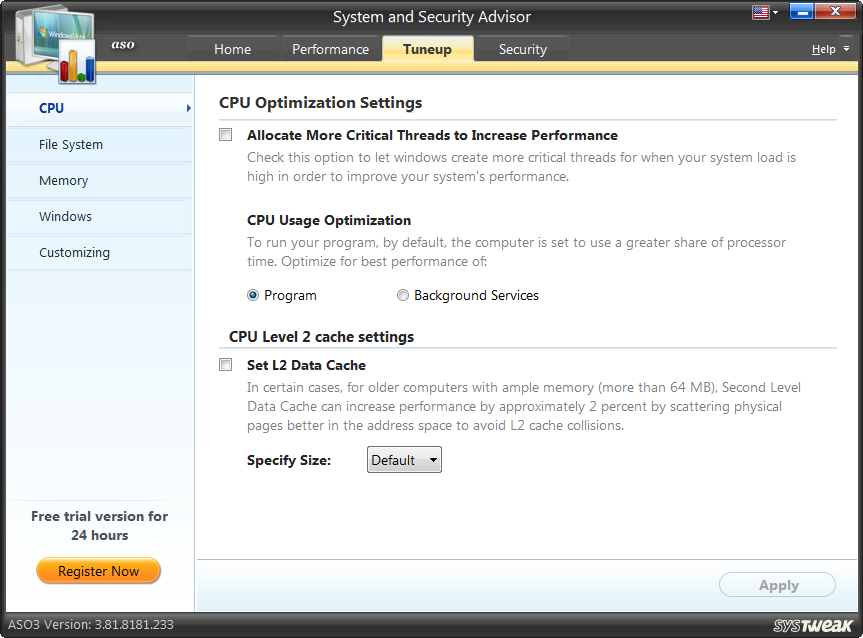 Advanced System Optimizer