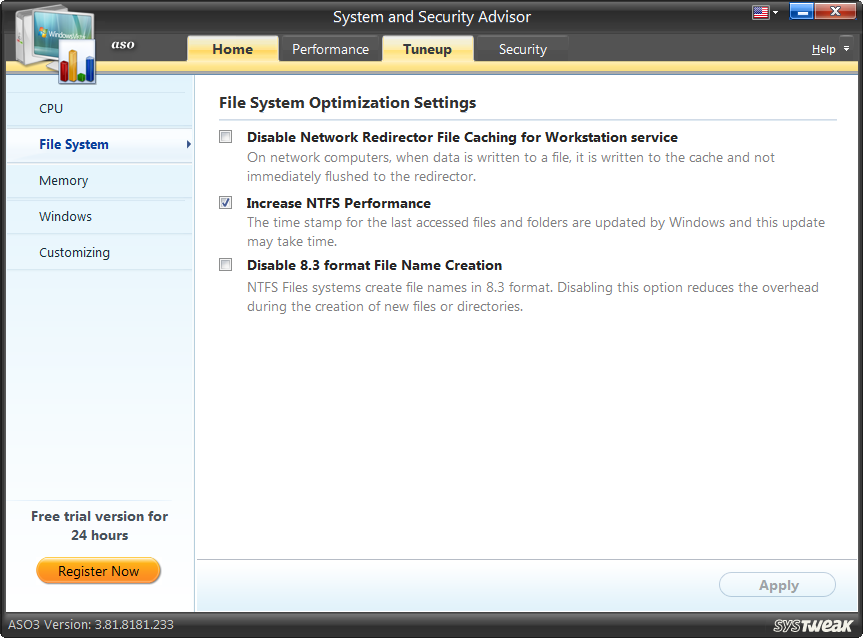 Advanced System Optimizer